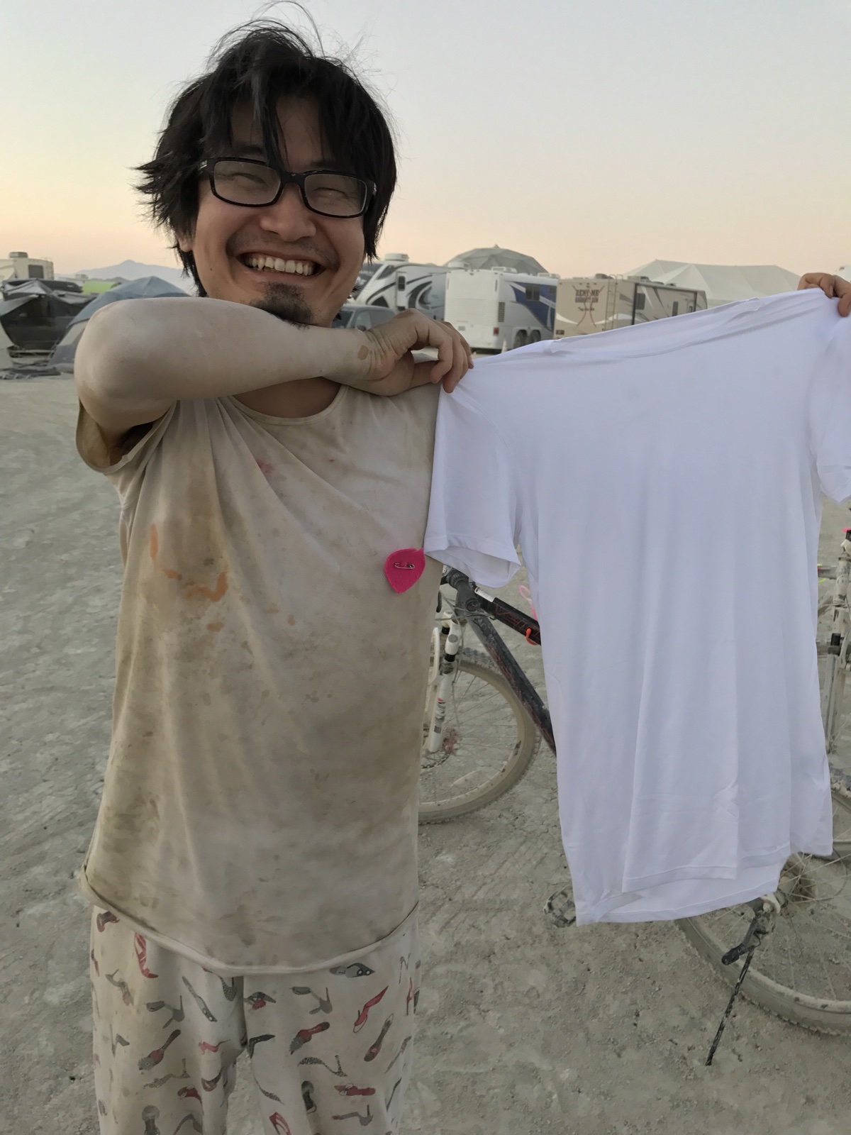 Tシャツの汚れ!